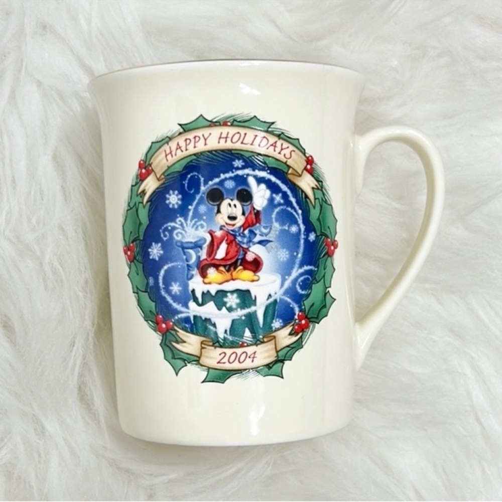 VTG Disney Resort Christmas Mickey Collectors Sorcerer’s Apprentice Series Mug